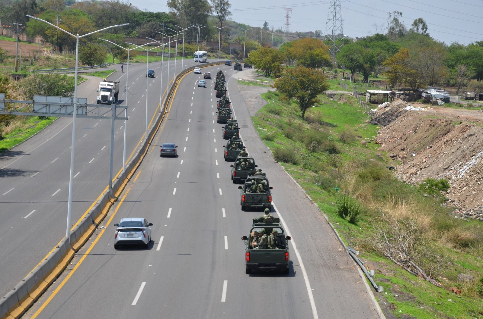 Michoacán ha sido una de las entidades que ha tenido despliegues de fuerzas de seguridad en días recientes. 
(Foto: Sedena)