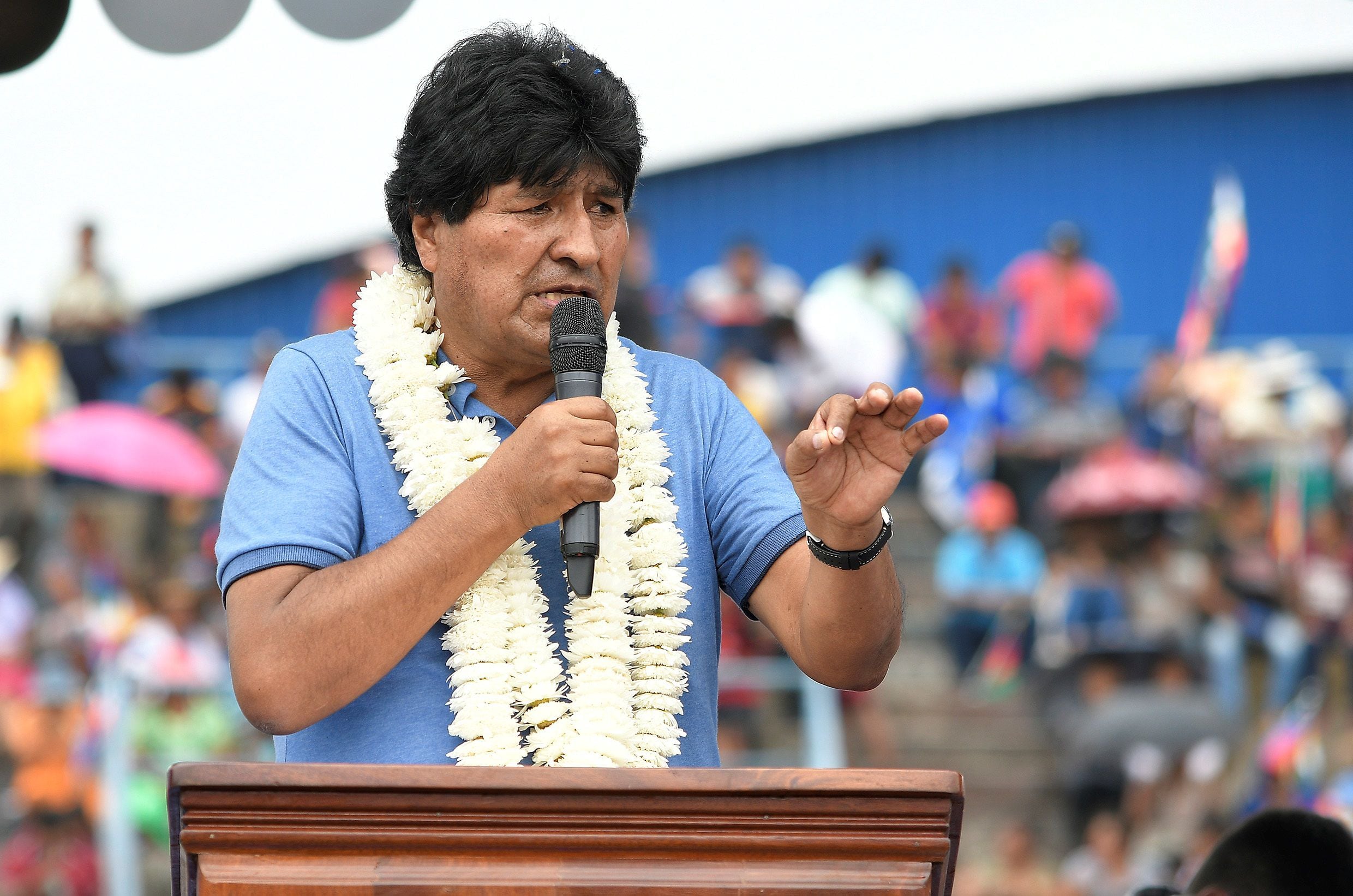 Former Bolivian President Evo Morales (EFE/Jorge Abrego)