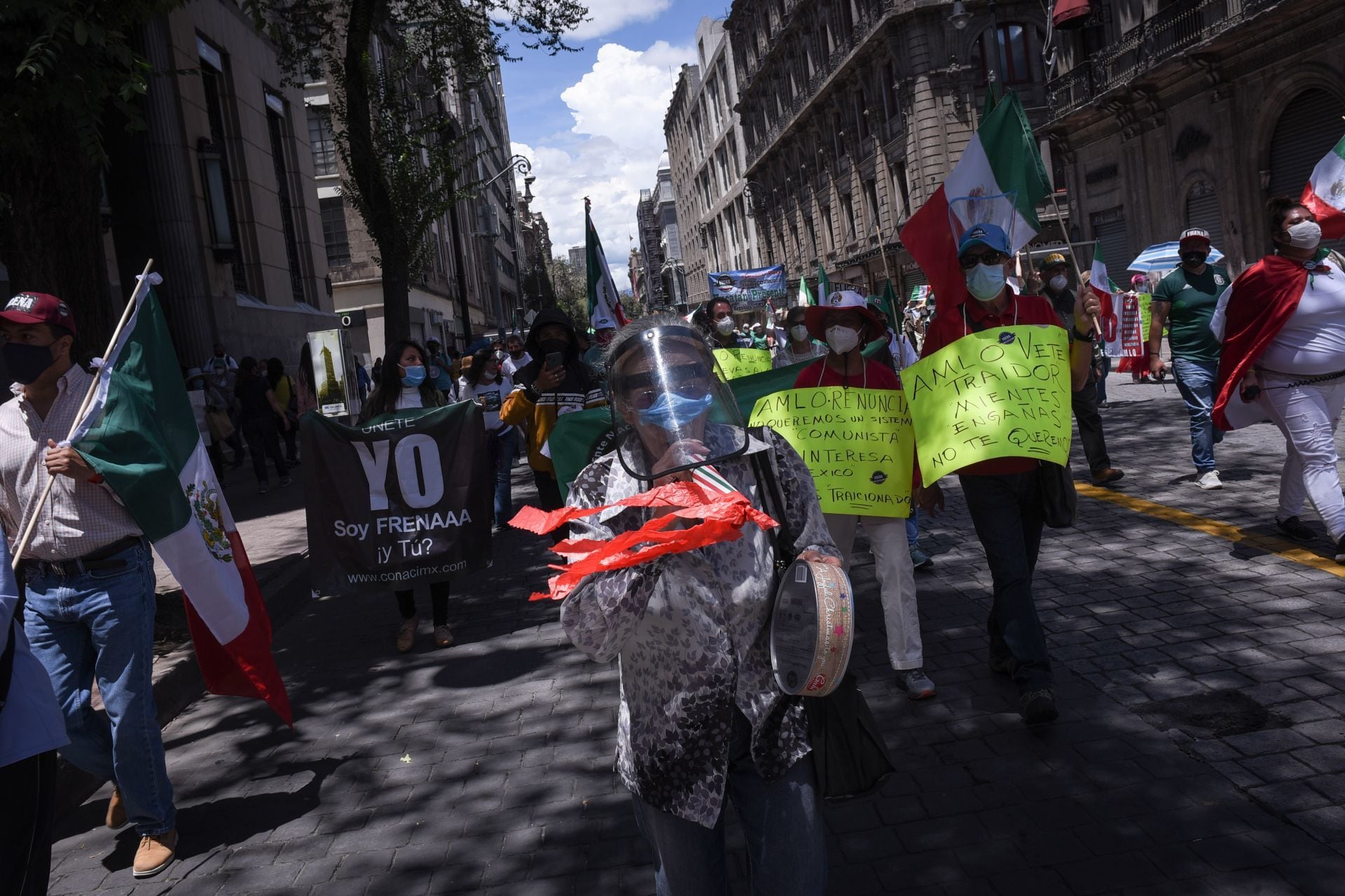 National March - 03 April against the revocation of mandate - AMLO