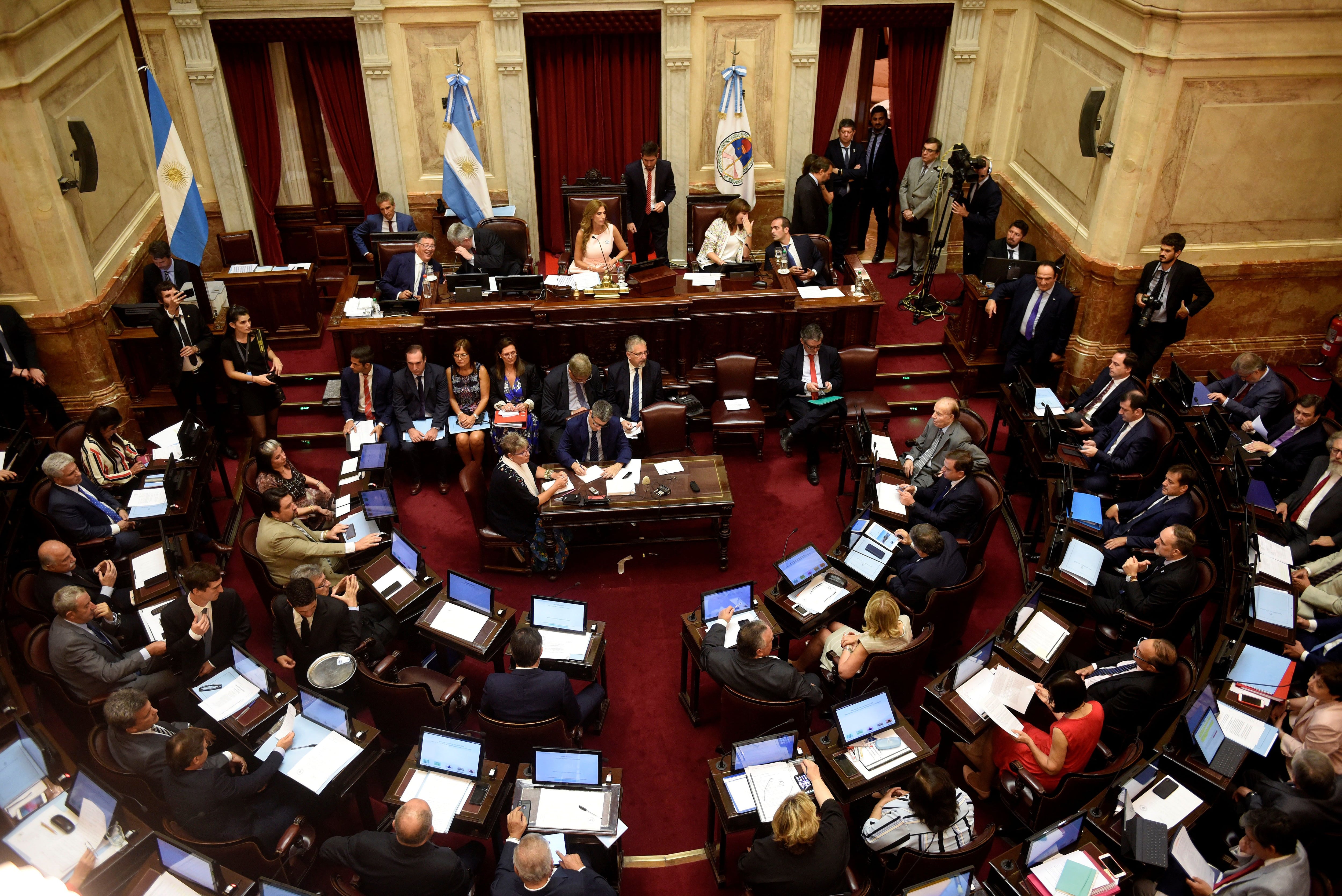 Vista general del Senado Argentino. Foto de archivo. EFE/ Fabián Mattiazzi
