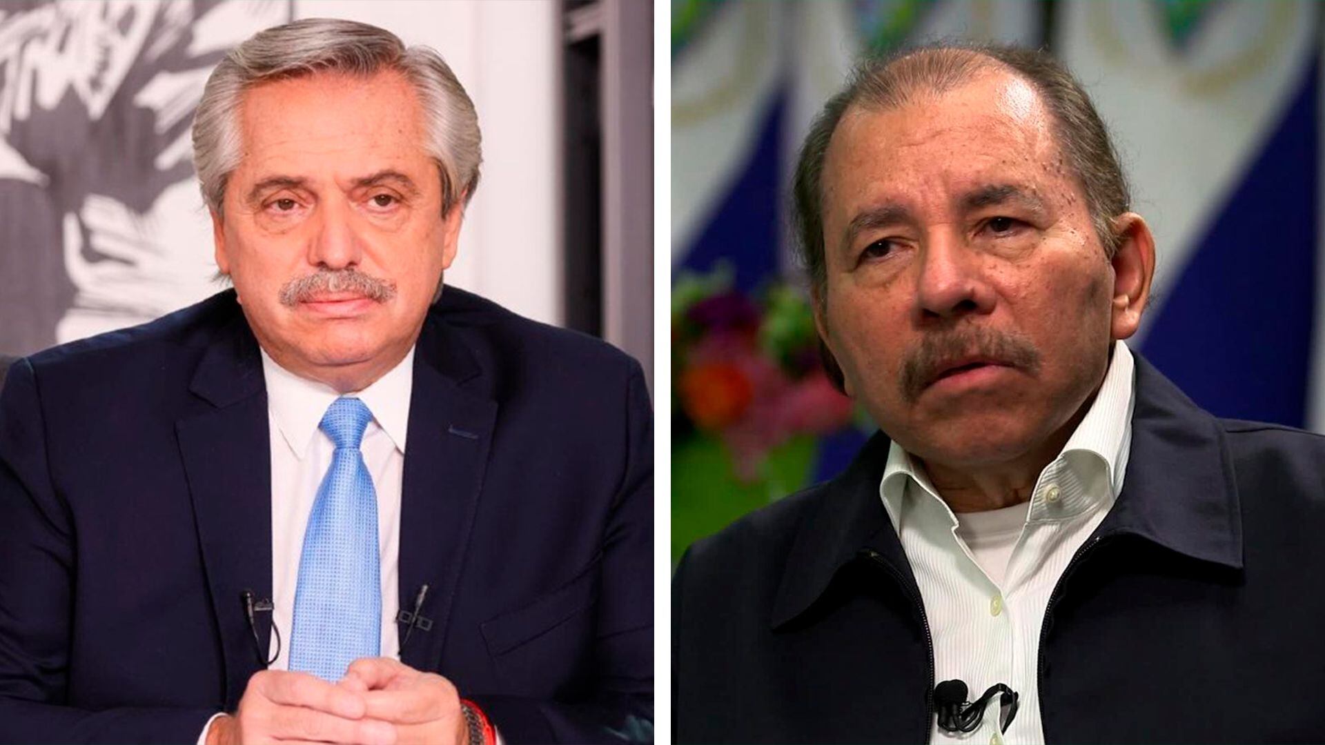 Foto partida Alberto Fernández Daniel Ortega