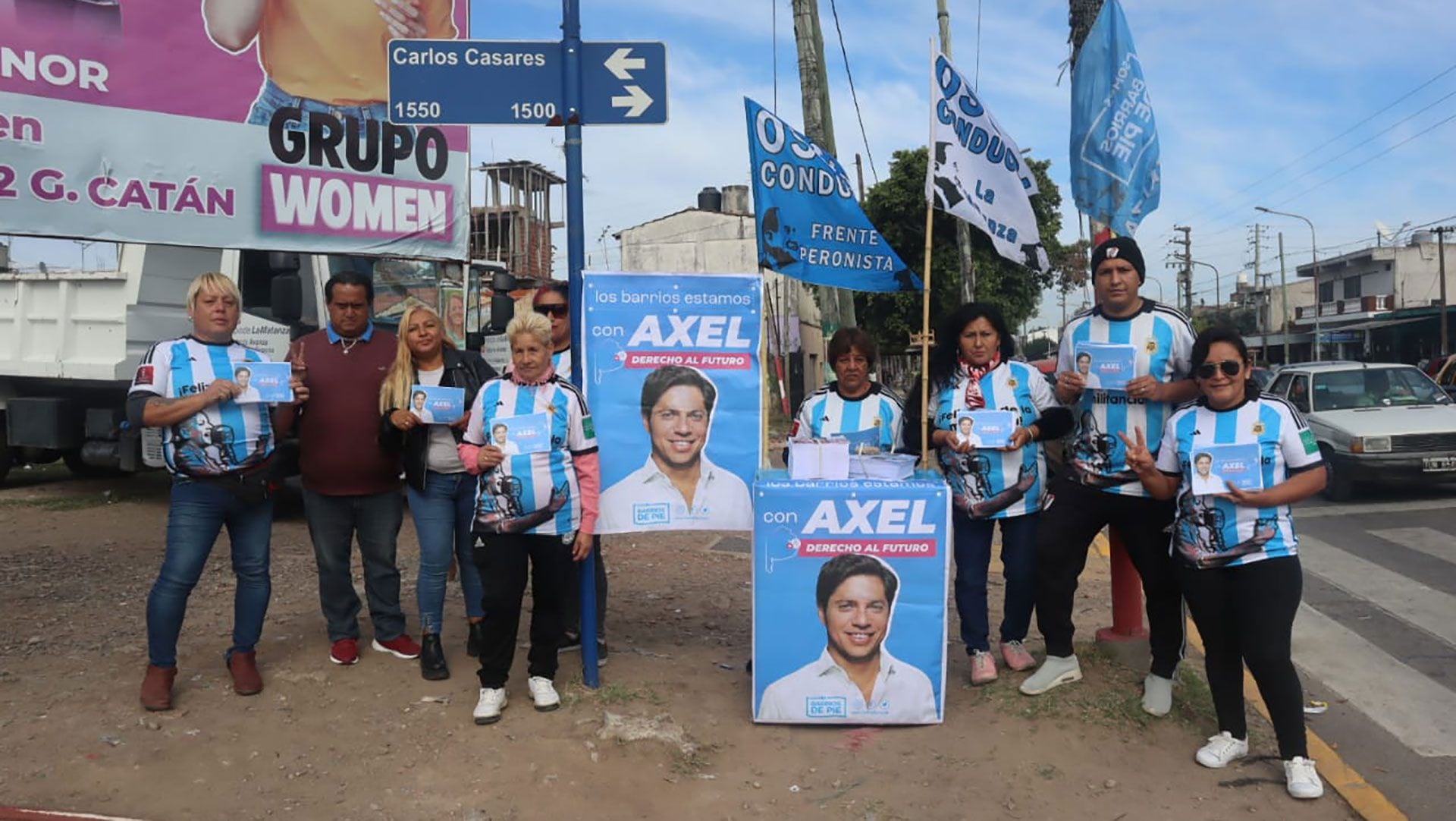 AXEL KICILLOD CAMPAÑA SOMOS BARRIOS DE PIE