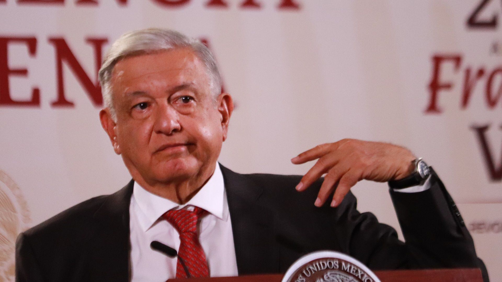 El presidente López Obrador aseguró que denunciará al juez que lo silenció por hablar de Xóchitl Gálvez (Europa Press)