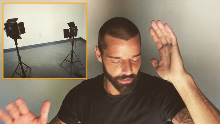 Ricky Martin graba videoclip nuevo en su sótano (Foto: Instagram @ricky_martin)