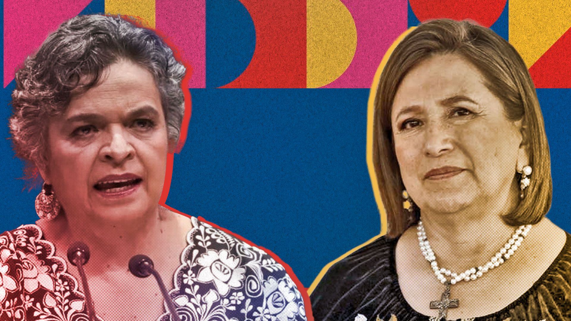 Beatriz Paredes (izquierda) y Xóchitl Gálvez (derecha), son las finalistas en la contienda por la candidatura presidencial del Frente Amplio por México. Foto: Infobae México / Jovani Pérez