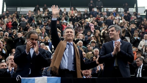 Mauricio Macri en la Rural, en 2016 (Nicolás Stulberg)