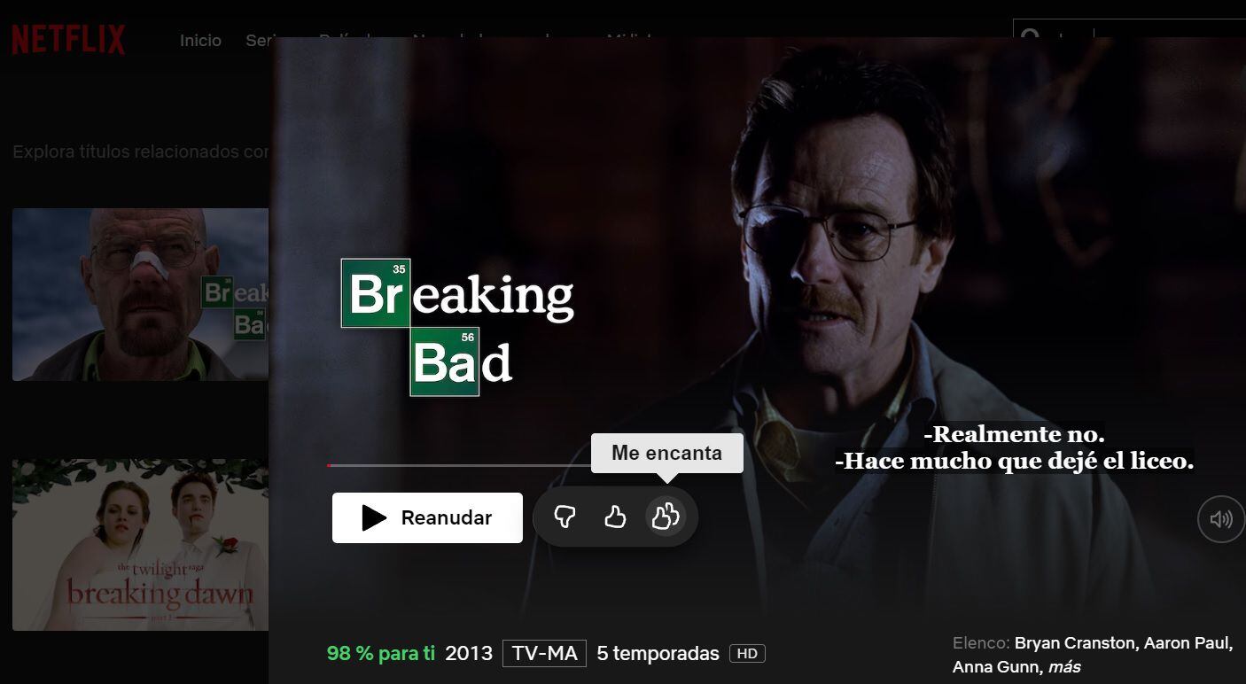 Me encanta de Netflix. (foto: Expansión)