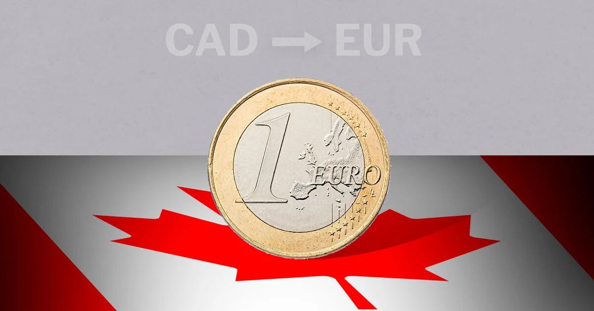 The opening value of the euro in Canada this November 11 from EUR to CAD