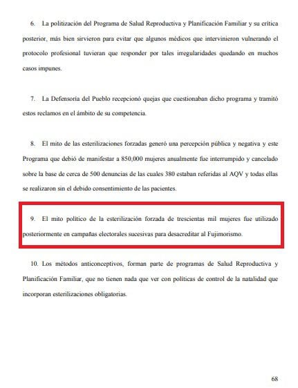 Tesis asesorada por el ministro de Justicia defiende las esterilizaciones forzadas de la dictadura fujimorista y ataca a sectores de la izquierda. 