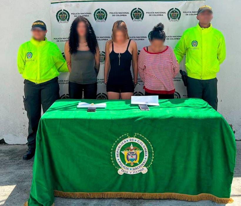 Dedicadas al robo de extranjeros con escopolamina en Cartagena - crédito Policía de Cartagena