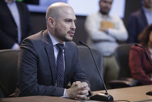 El representante del Partido Liberal, Julián Peinado, sonaba como el más opcionado para ser el presidente de la Corporación. Foto: Colprensa - Sergio Acero.