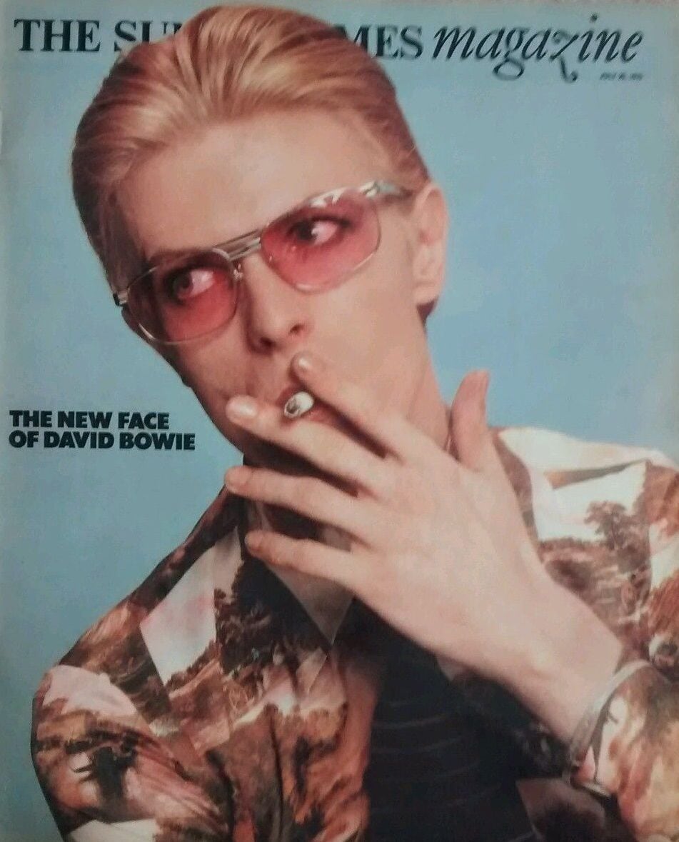 The Sunday Times Magazine covers starring David Bowie (STM)