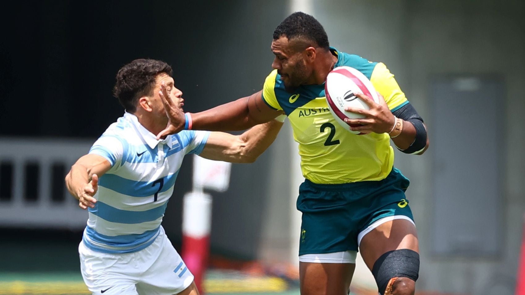 Los Pumas comenzaron su participación con un triunfo clave ante Australia. Foto: REUTERS/Siphiwe Sibeko