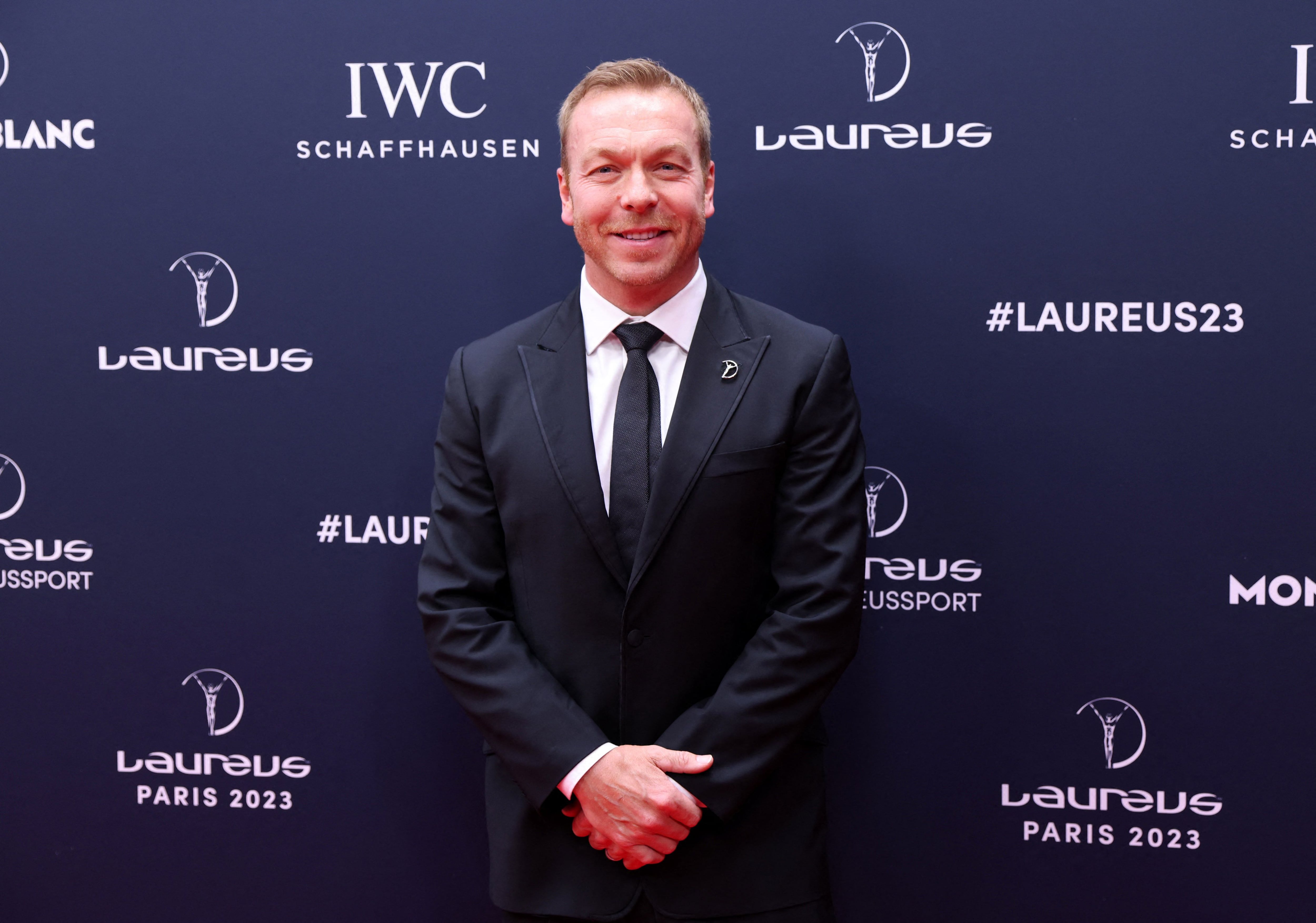 Chris Hoy en los World Sports Awards. (Johanna Geron/REUTERS)