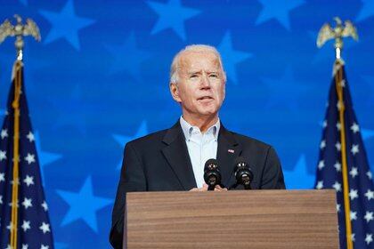 Joe Biden fue anunciado como presidente electo este sábado (Foto: REUTERS / Kevin Lamarque)