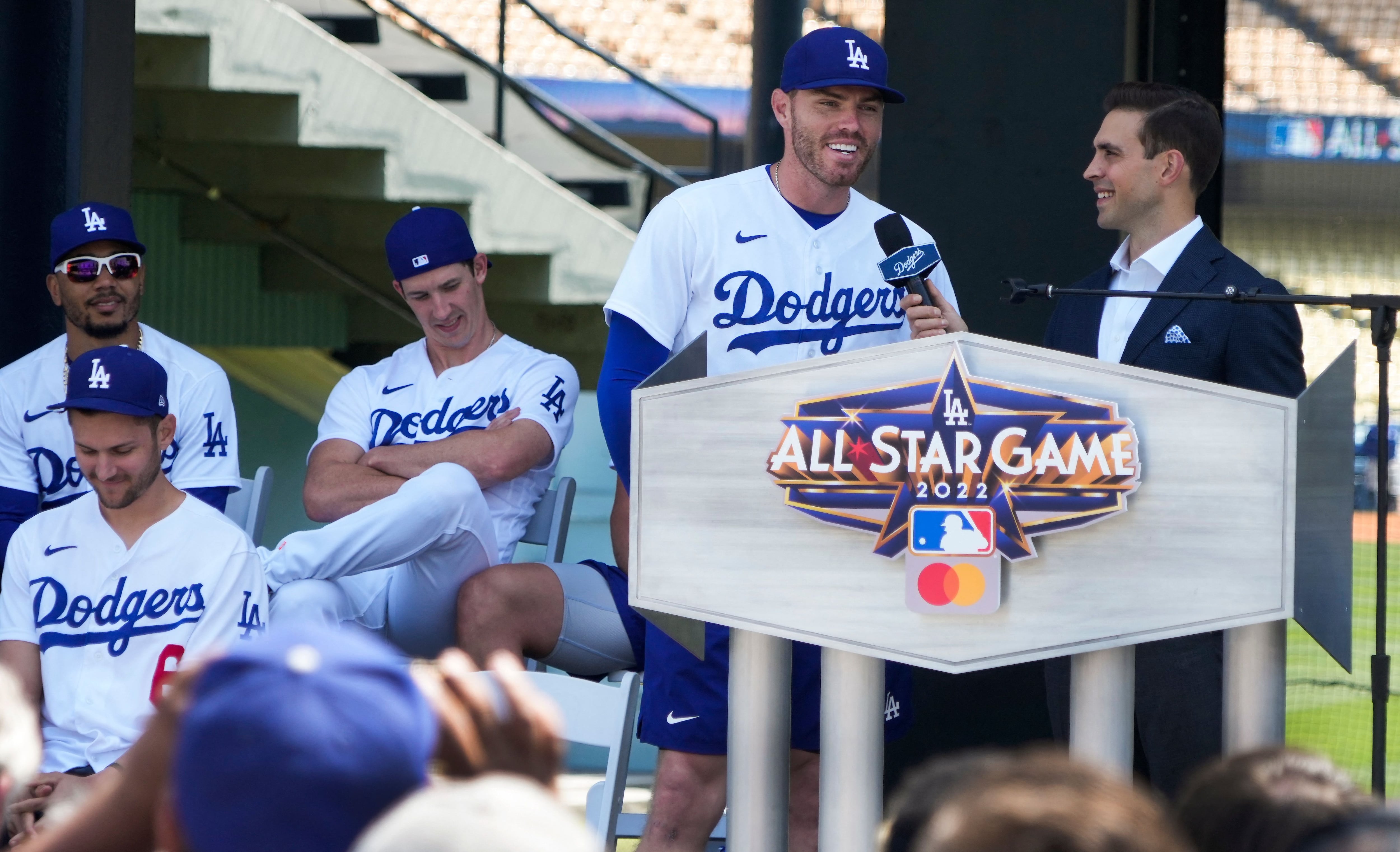 Fraccari in Los Angeles for the Major League Baseball All-Star