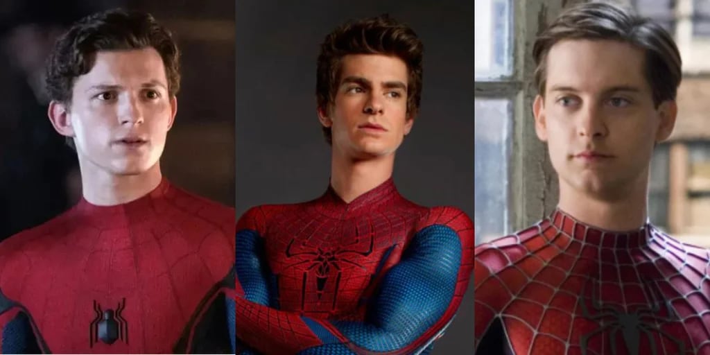 Tom Holland, Tobey Maguire y Andrew Garfield recrearon el clásico meme de  Spider-Man - Infobae