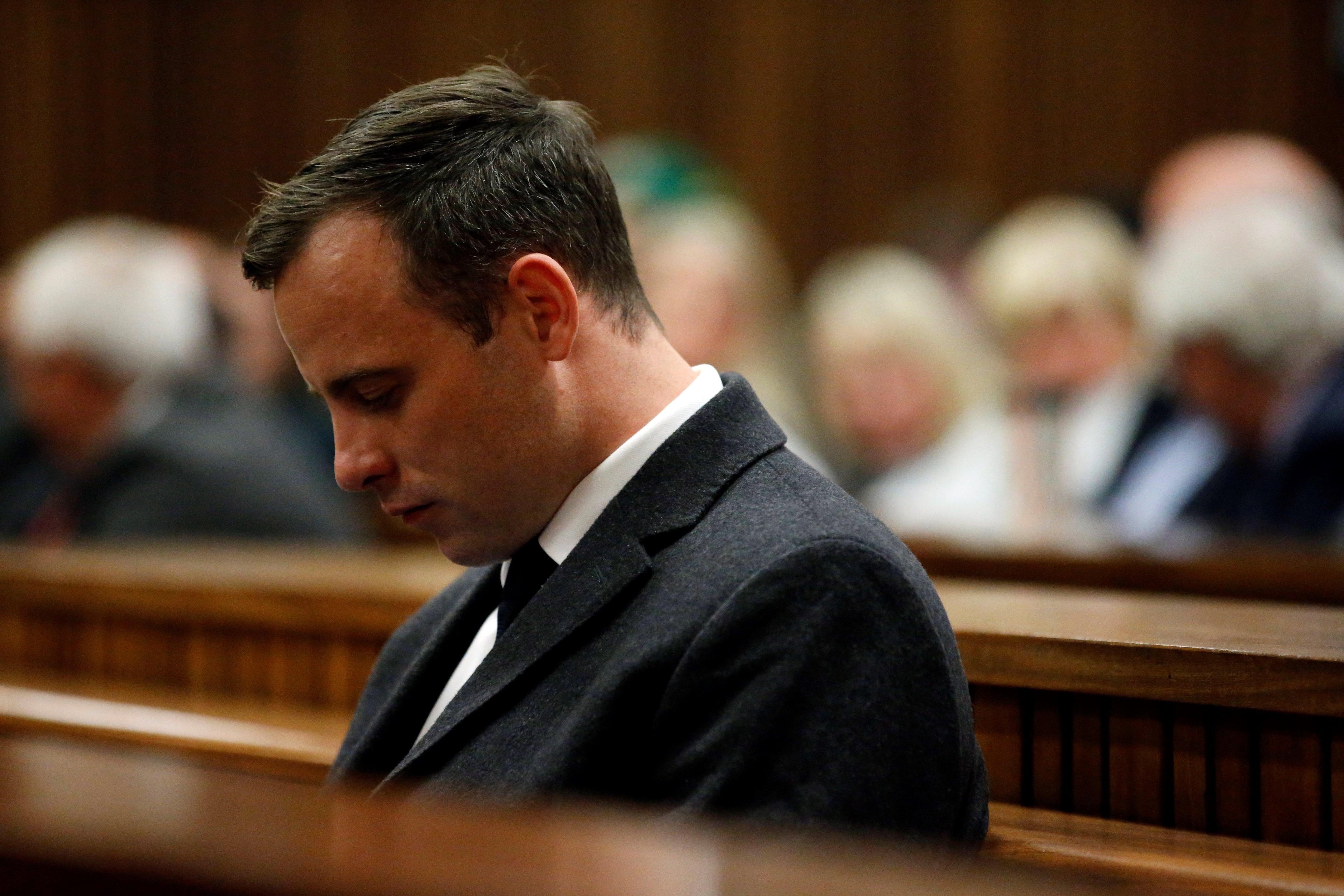  Oscar Pistorius durante su juicio en el Tribunal Superior de Pretoria en Sudáfrica (EFE)