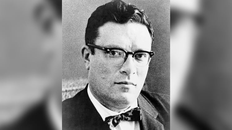 Isaac Asimov, joven (Foto: Doubleday de Nine Tomorrows)