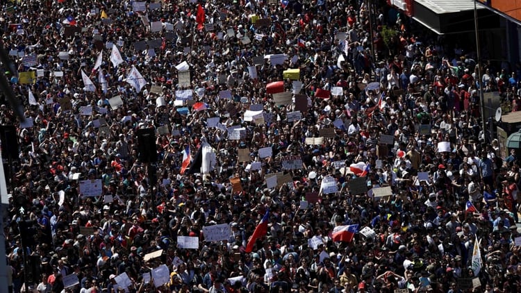 Resultado de imagen para huelga general chile