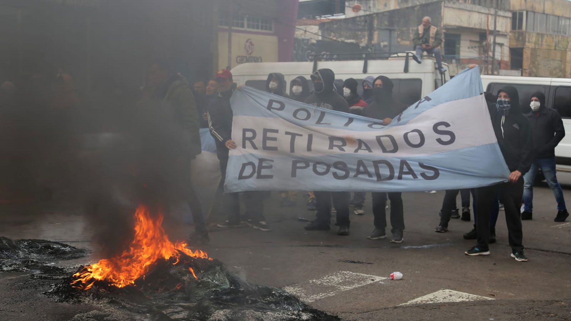 Protesta policial en Misiones