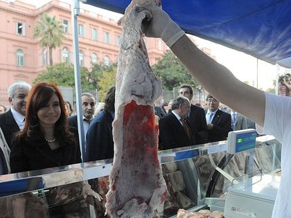 Carne para Todos versiòn 2011, frente a la Casa Rosada