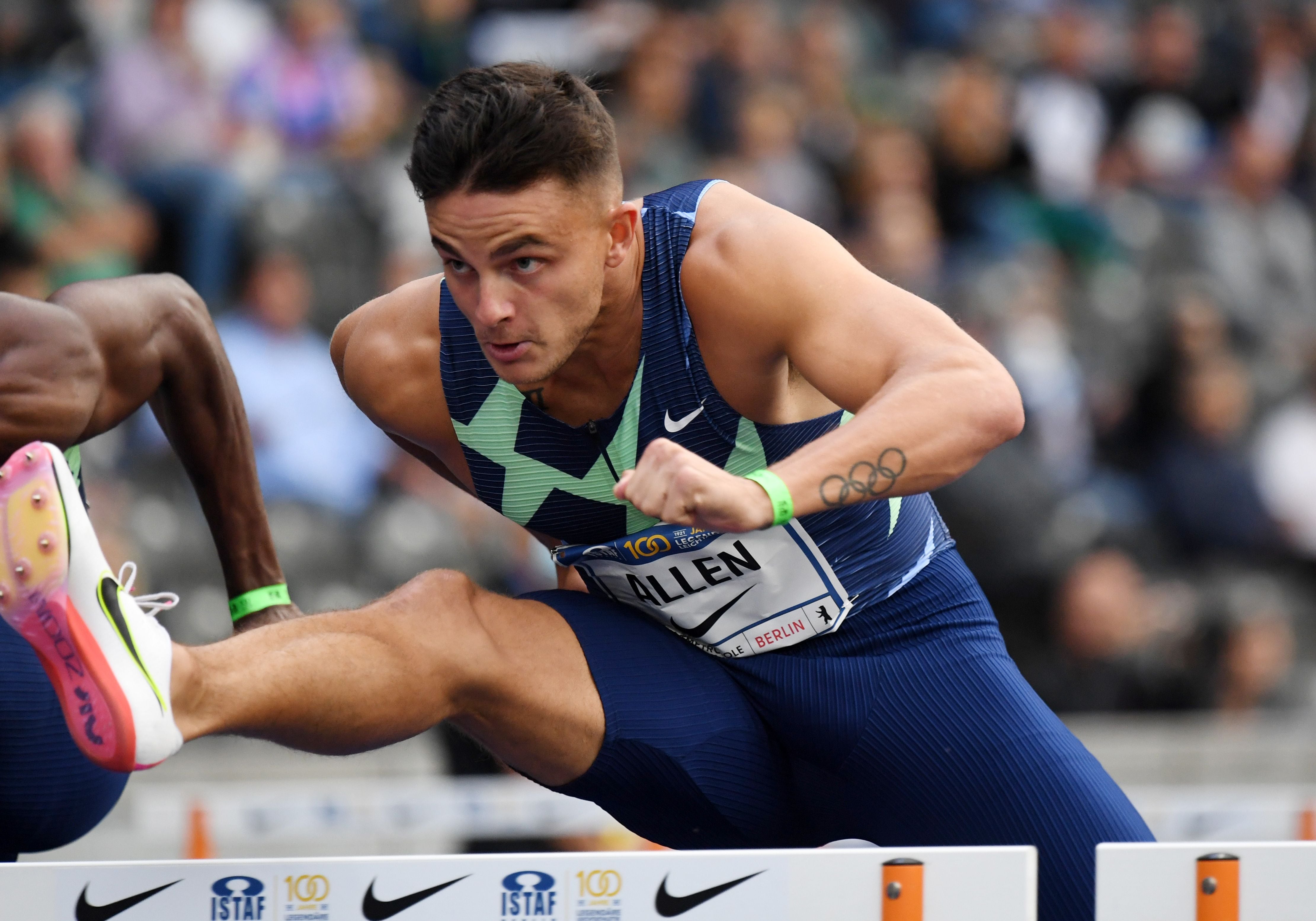 Eagles wide receiver Devon Allen runs third-fastest 110m hurdles in history, Philadelphia Eagles