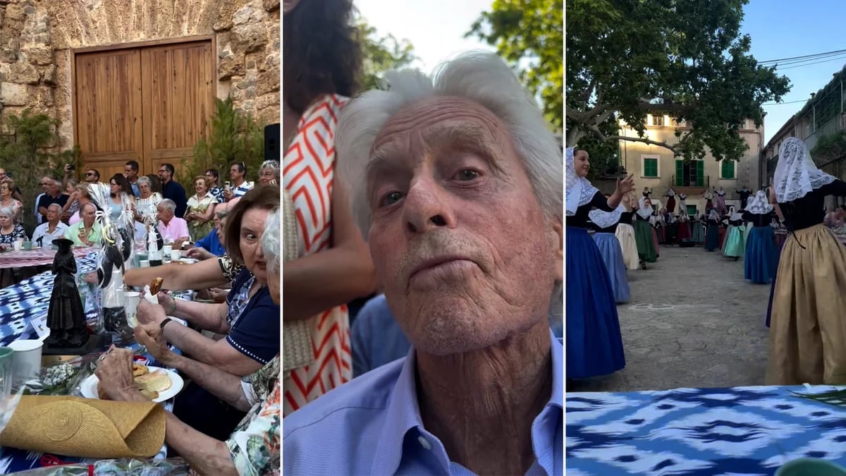 Michael Douglas celebró anticipadamente su cumpleaños 80 en la isla de Mallorca