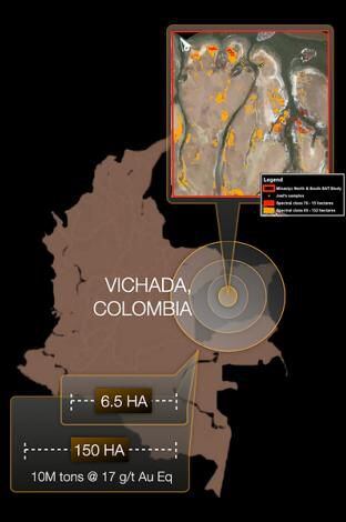 There are rare earth deposits in Colombia.  Photo: Help.