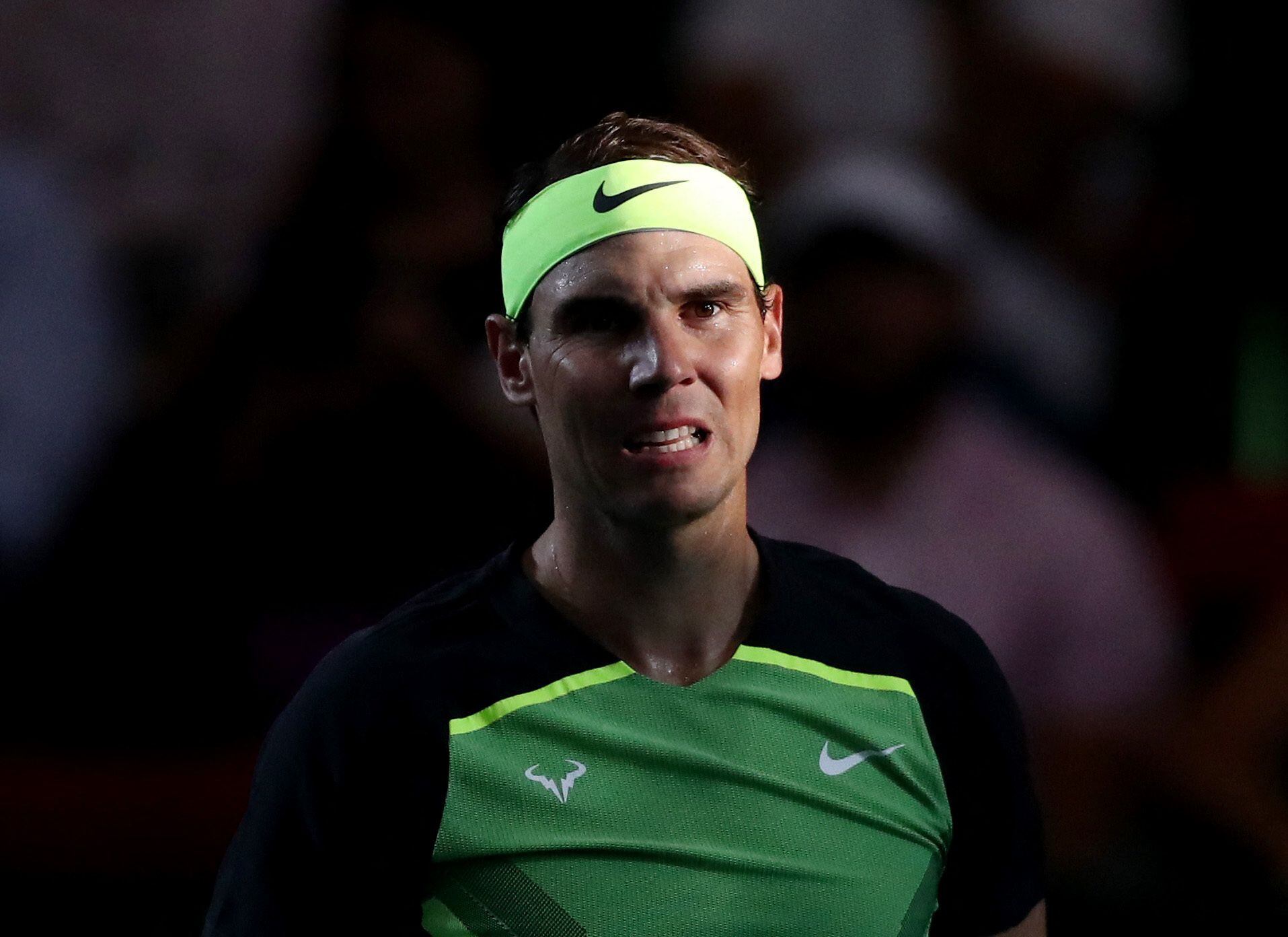 Rafa se quedó con el primer parcial. Foto: REUTERS/Agustin Marcarian