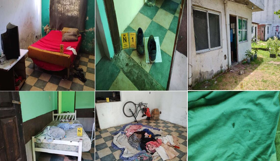 Crimen en Santa Teresita: las fotos del allanamiento en la casa del principal acusado de matar a Tomás
