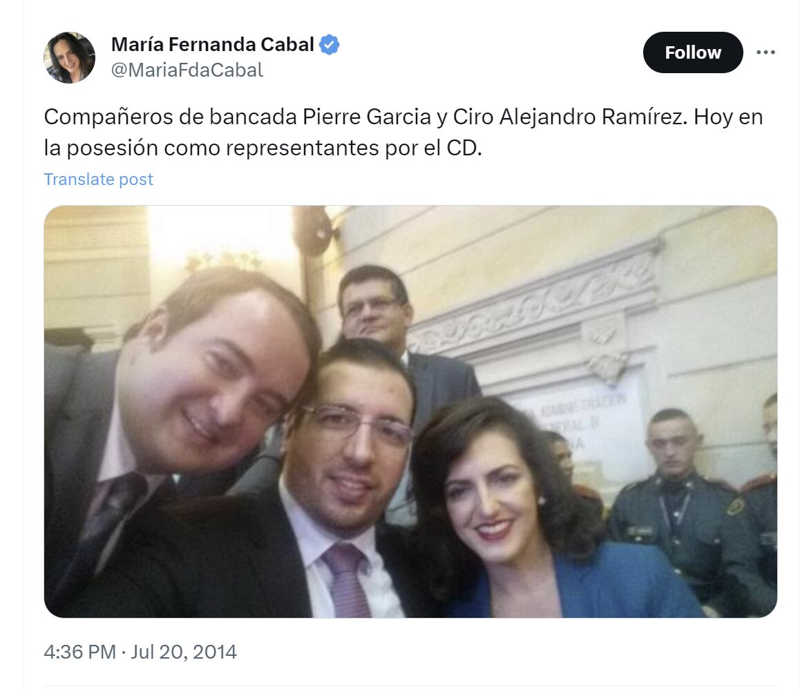 Petro desempolv fotograf a de Mar a Fernanda Cabal con Ciro