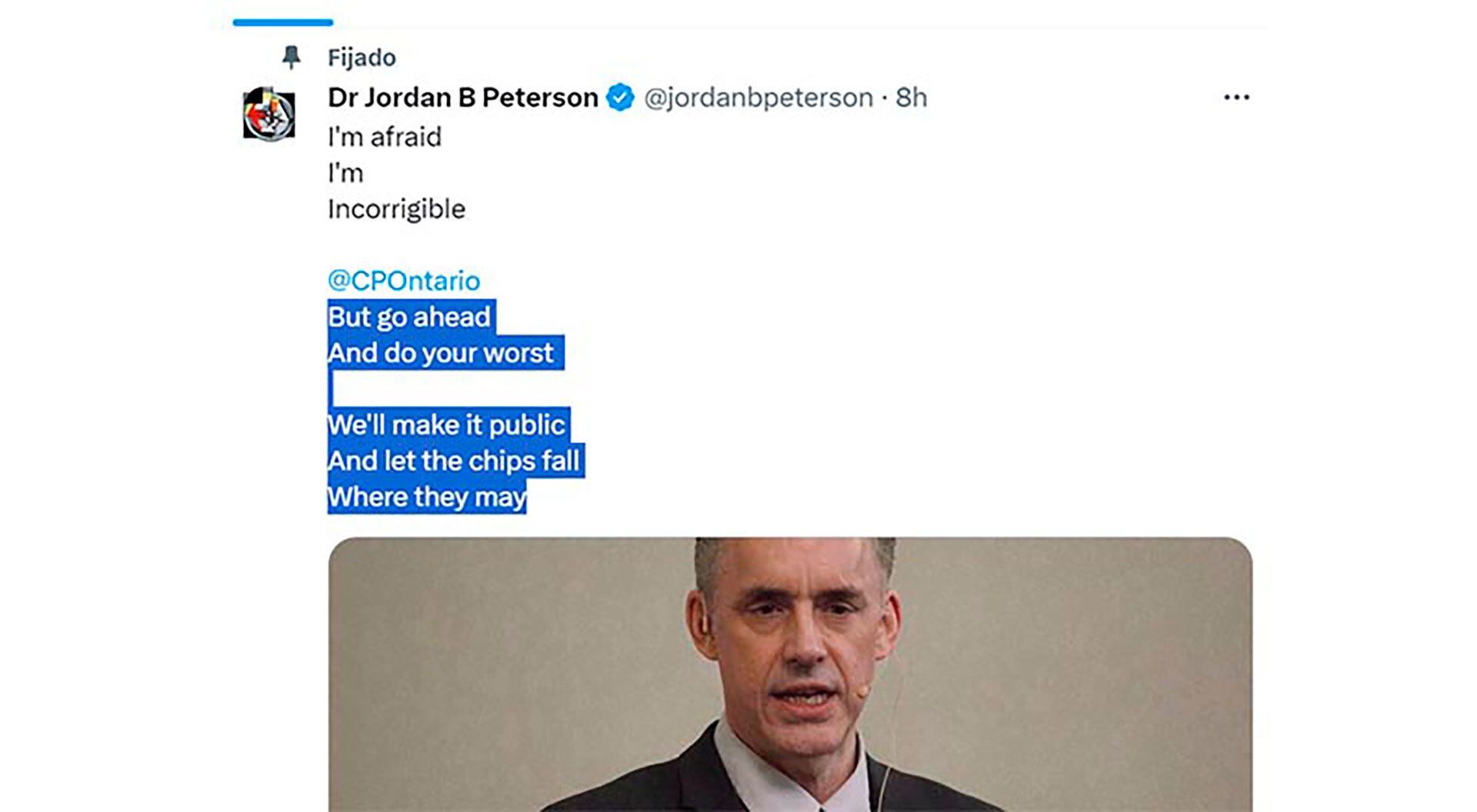 "Me temo que soy incorregible": el mensaje de Peterson al conocer el fallo del Tribunal