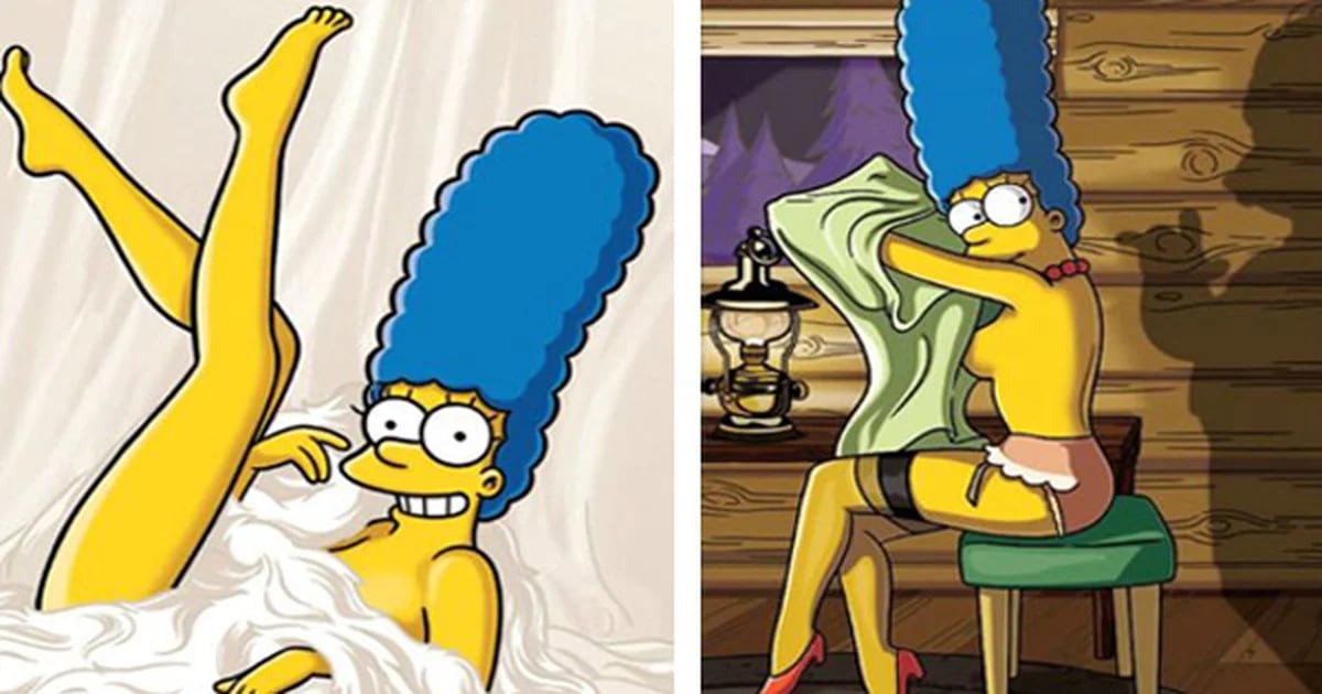 Las Fotos Secretas De Marge Simpson Desnuda Infobae 