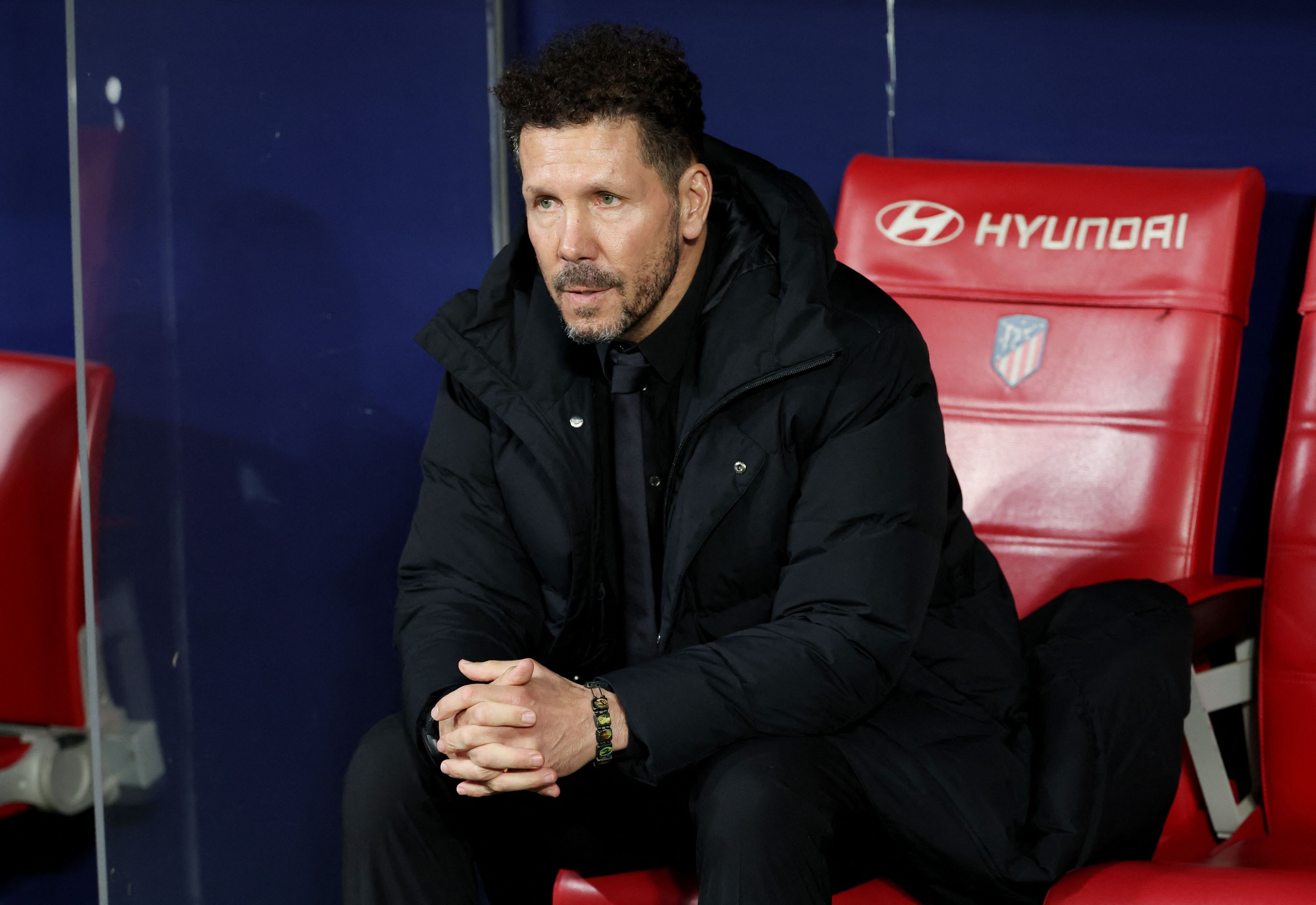 El entrenador del Atlético de Madrid, Diego Simeone (REUTERS / Isabel Infantes)