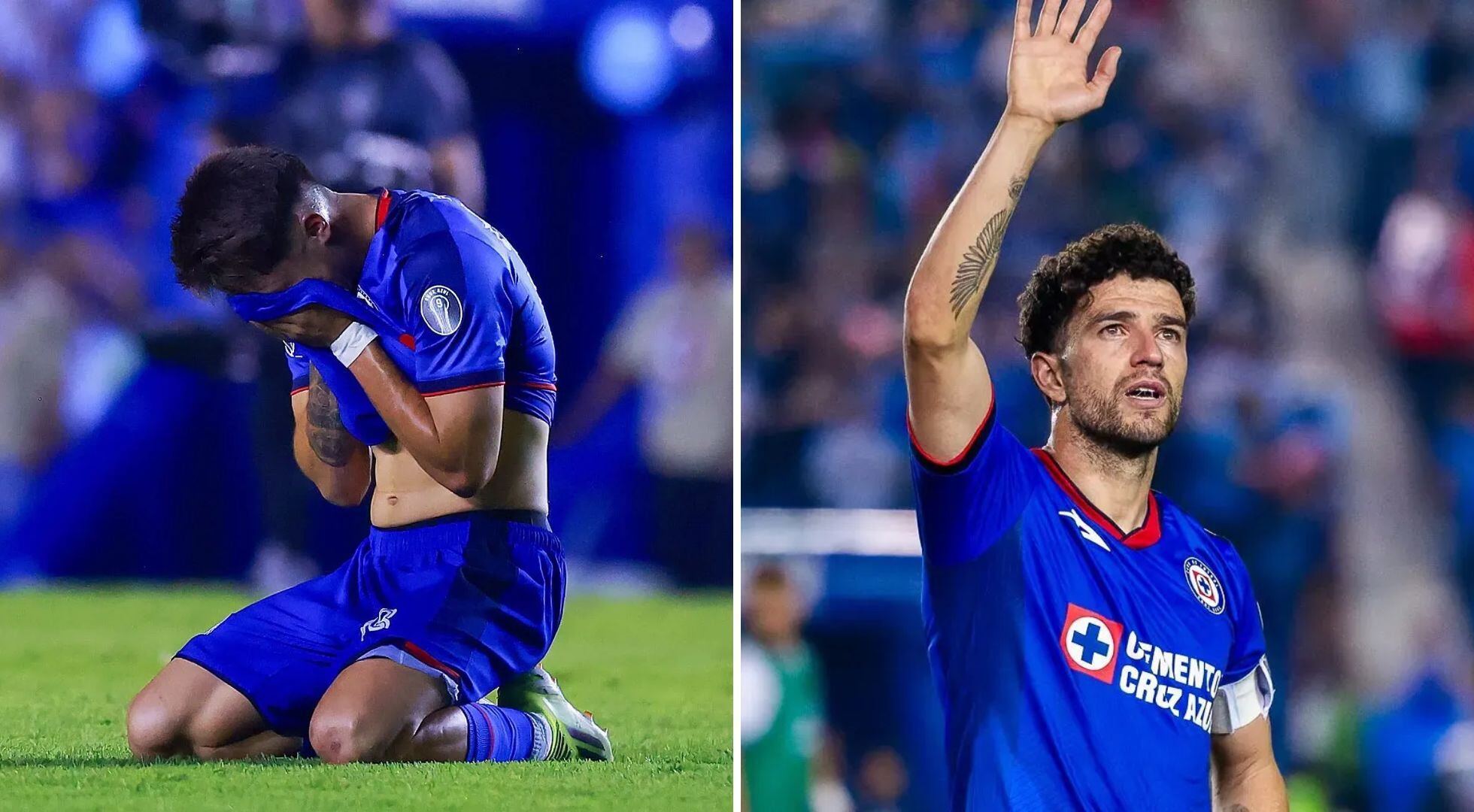 Jugadores de Cruz Azul lloran de felicidad tras asegurar su pase a la final