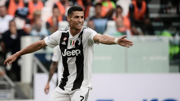 AFP PHOTO / Filippo MONTEFORTECristiano Ronaldo reacciona durante el partido entre Juventus y Lazio