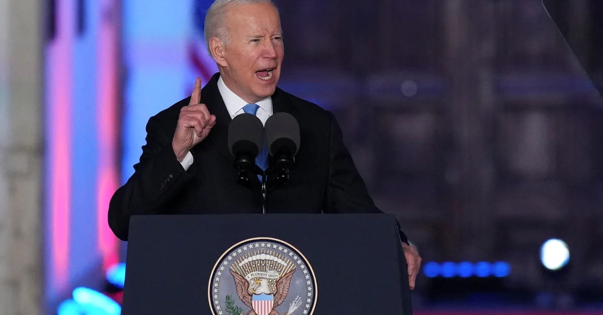 Joe Biden powiedział, że Putin nie może pozostać u władzy.