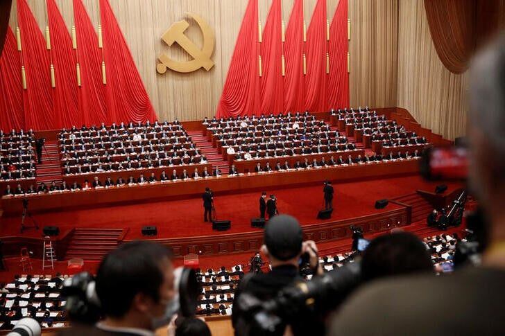 Congreso Nacional del Partido Comunista de China, en el Gran Salón del Pueblo. REUTERS/Tingshu Wang