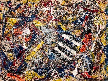 "Number 17A (1948)", por USD 200 millones, es la pieza más cara de Pollock vendida en la historia, hasta ahora 