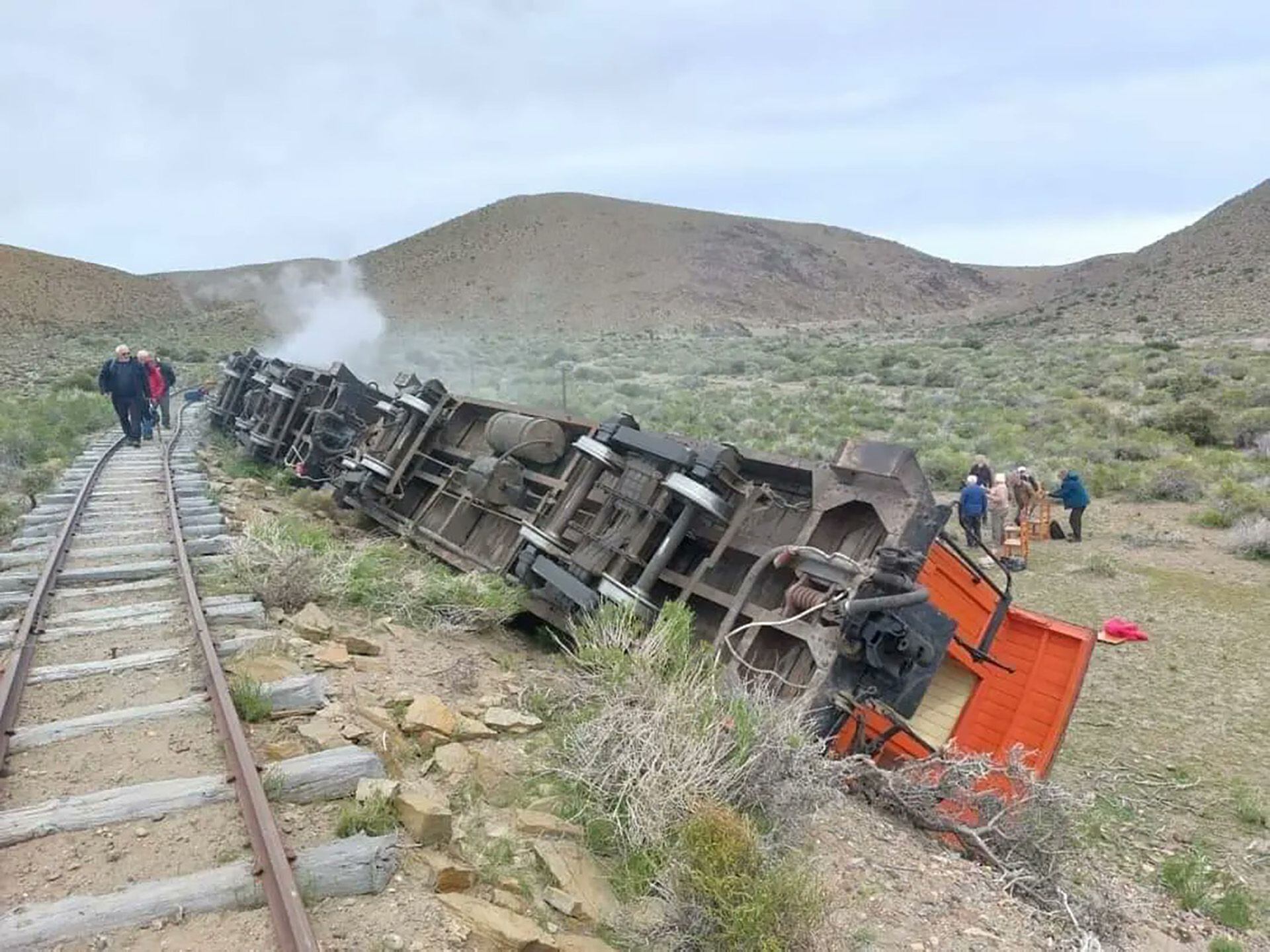 tren la trochita descarrilamiento