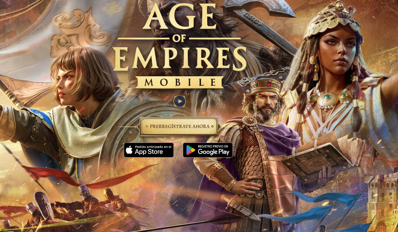 Age of Empires llega con más estrategias y confrontaciones, pero ahora desde la pantalla del celular. (Foto: Tomado del sitio oficial de Age of Empires)