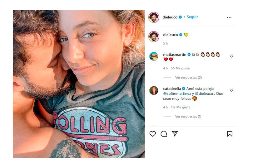 Diego Leuco Contó Su Historia De Amor Con Sofía Martínez “me Gusta