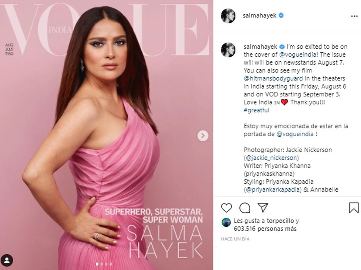 De Tvynovelas A Vogue Las Portadas Más Impresionantes De Salma Hayek Infobae 0398