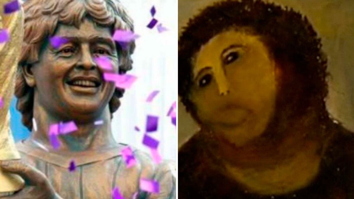 Los Mejores Memes Por La Estatua De Diego Maradona En La India Infobae