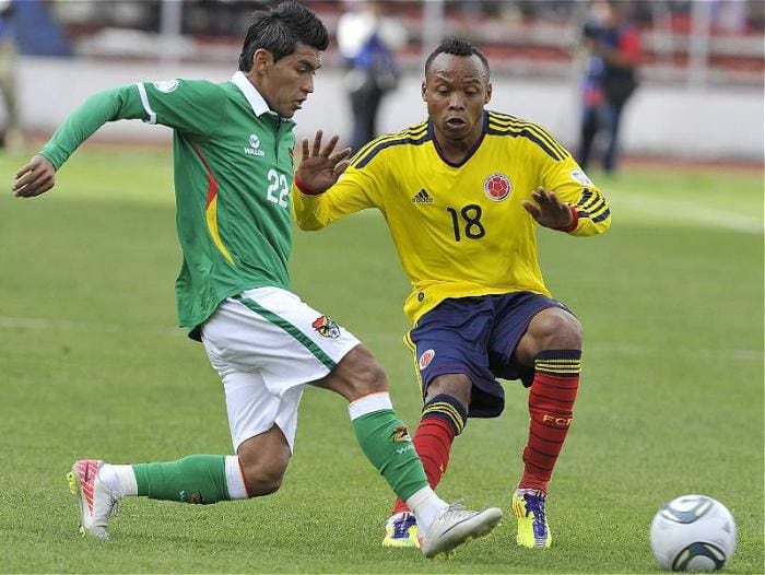 Colombia venció a Bolivia por 2-1 en el inicio de las Eliminatorias al Mundial de Brasil 2014 - crédito AFP.