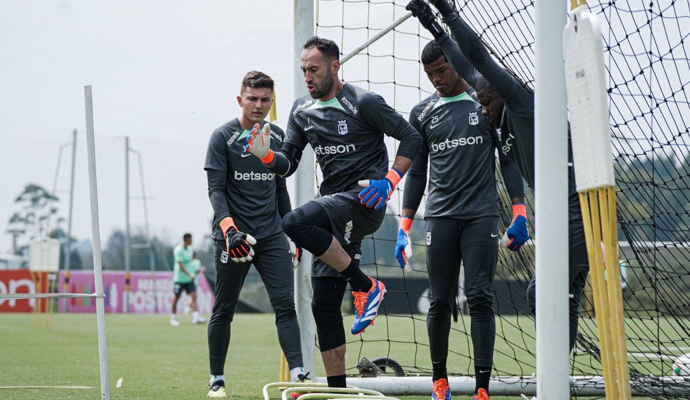 Desde su regreso a Nacional en 2024, David Ospina solo ha disputado tres partidos, dos de ellos salió lesionado - crédito @nacionaloficial / X