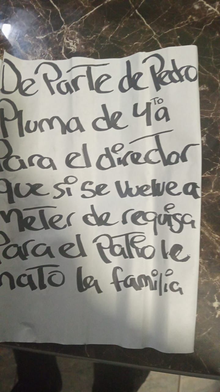 Amenazas contra el director de La Modelo