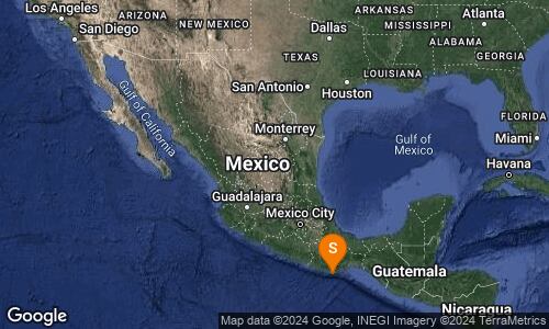 Sismo de 4.0 en San Pedro Pochutla, Oaxaca, este viernes 19 de enero a las 03:44:05   Foto: Twitter @SSN