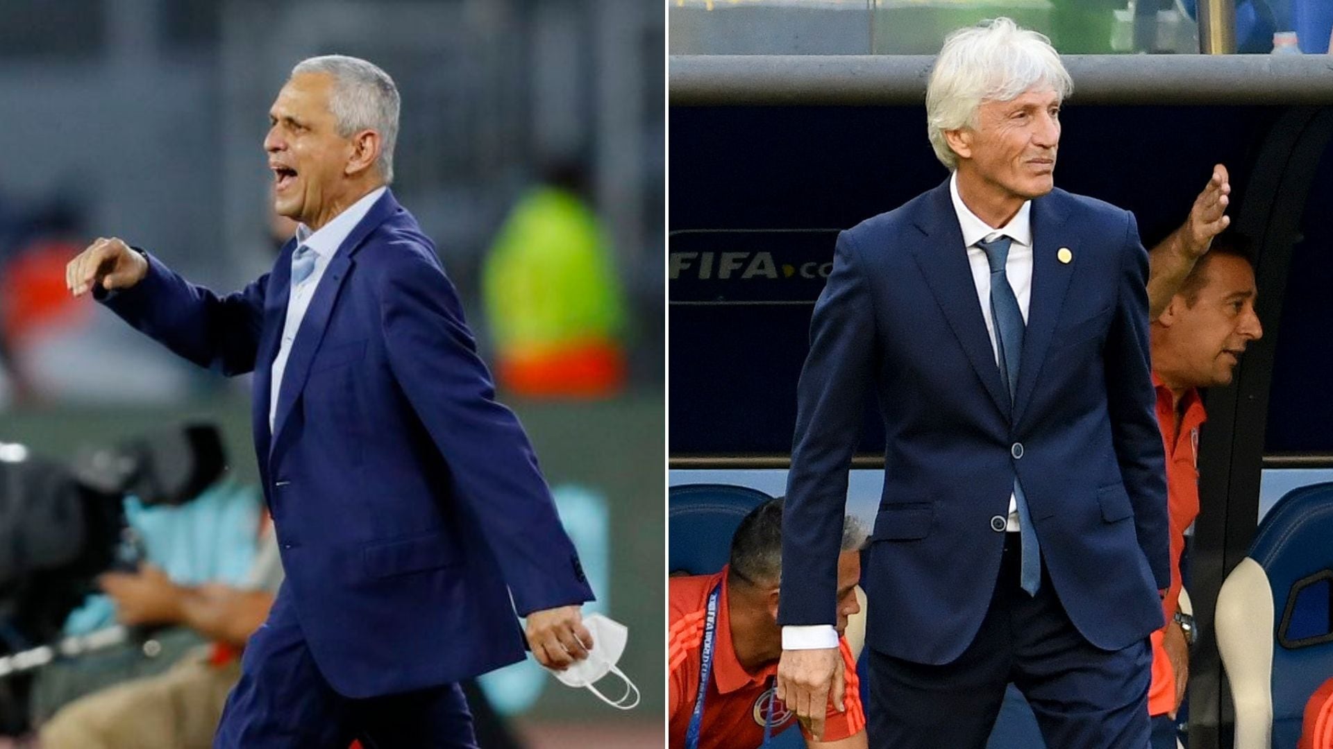 Reinaldo Rueda affronte à nouveau José Néstor Pékerman. Fotos : Reuters/Colprensa